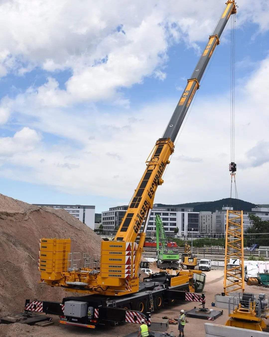 SANY Cranes worksite